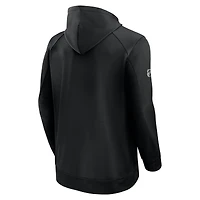 Men's Fanatics Black Detroit Red Wings Pro Rink Fleece Pullover Hoodie
