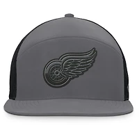Casquette ajustable Fairweather pour homme Fanatics des Red Wings de Detroit en charbon