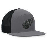 Casquette ajustable Fairweather pour homme Fanatics des Red Wings de Detroit en charbon