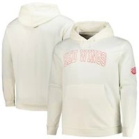 Men's Fanatics Cream Detroit Red Wings Big &Tall Stitch Hoodie