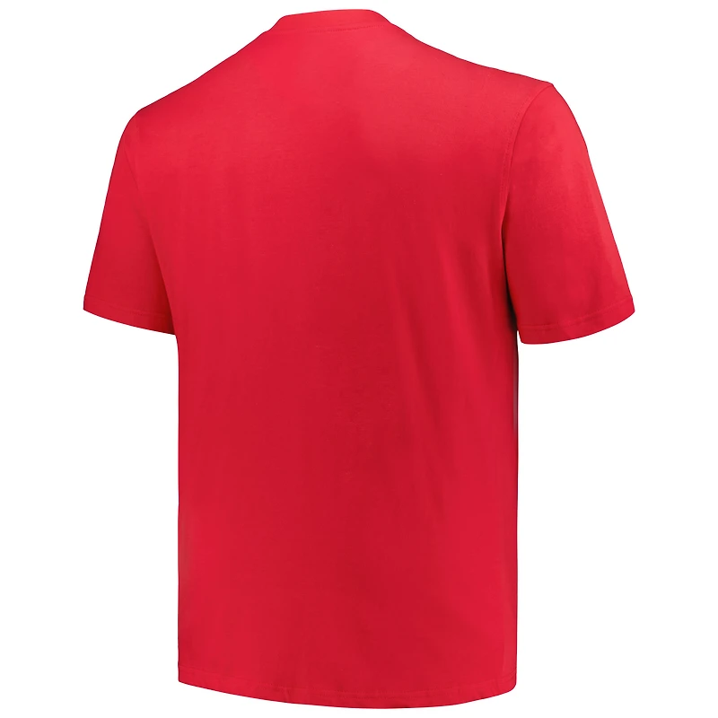 Ensemble de 2 t-shirts Fanatics Detroit Red Wings Big & Tall pour hommes