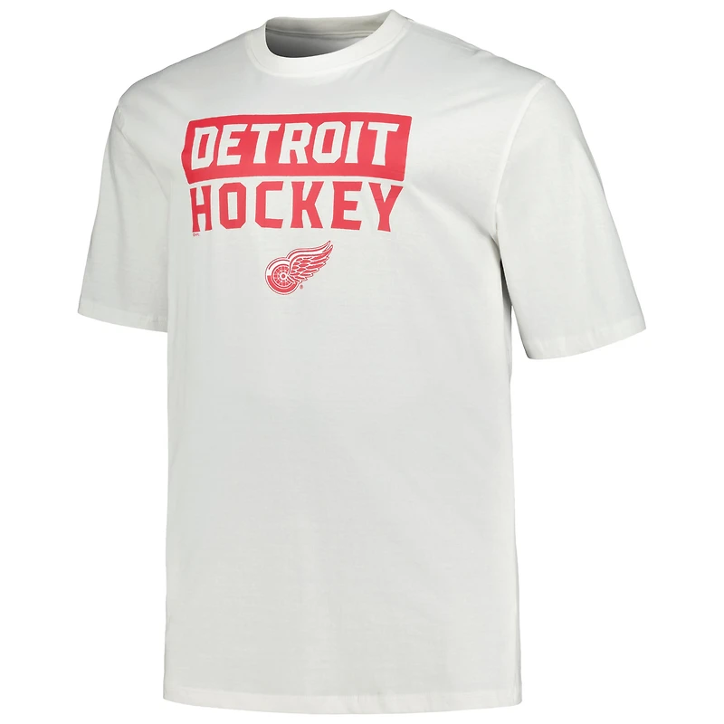 Ensemble de 2 t-shirts Fanatics Detroit Red Wings Big & Tall pour hommes