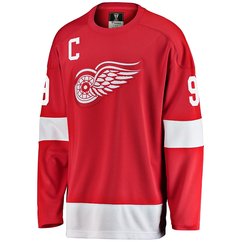 Fanatiques masculins de marque Gordie Howe Red Detroit Wings Premier Breakaway retraité - Maillot joueur