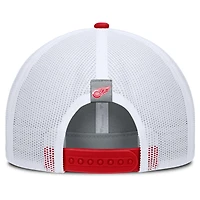 Casquette ajustable Fanatics grise/rouge pour homme des Red Wings de Detroit