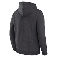 Sweat à capuche essentiel pour homme Fanatics Heather Charcoal Detroit Red Wings