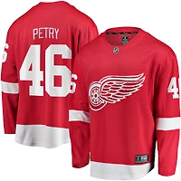 Fanatics pour hommes Jeff Petry Red Detroit Wings Home Breakaway Maillot
