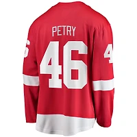 Fanatics pour hommes Jeff Petry Red Detroit Wings Home Breakaway Maillot