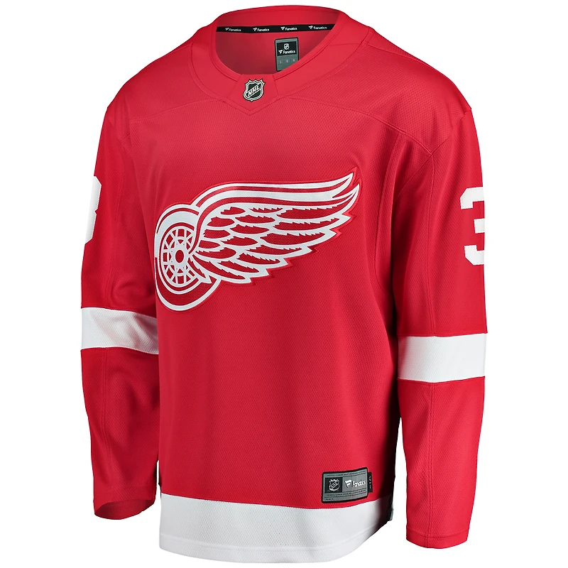 Fanatics pour hommes Justin Holl Red Detroit Wings Home Breakaway Maillot