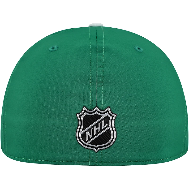 Casquette Flex authentique Pro de la Saint-Patrick des Red Wings Detroit marque Fanatics Kelly Green pour homme