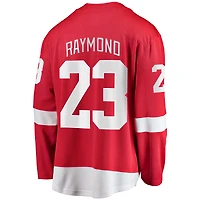 Maillot domicile Breakaway rouge Lucas Raymond des Red Wings de Détroit pour homme (Fanatics)