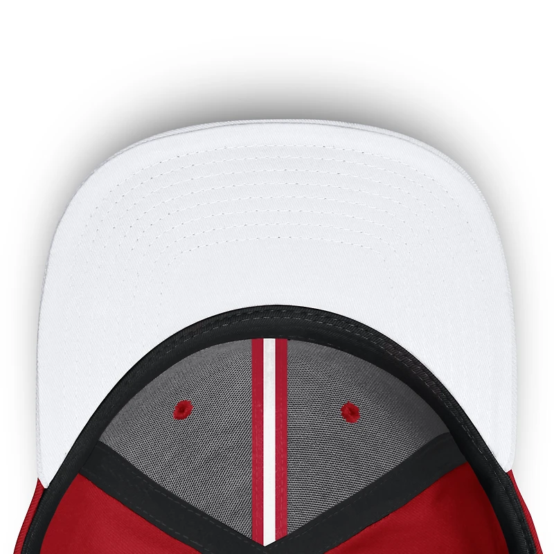 Casquette Flex Fit rouge et blanche des Red Wings de Détroit pour homme (Fanatics)
