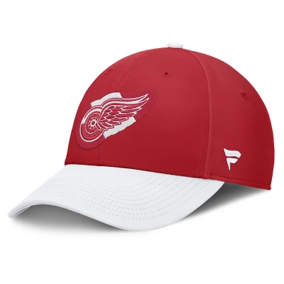 Men's Fanatics  Red/White Detroit Red Wings Flex Fit Hat