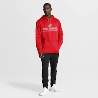 Men's Fanatics Red Detroit Wings Authentic Pro Centennial Rink Hoodie