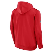 Men's Fanatics Red Detroit Wings Authentic Pro Centennial Rink Hoodie