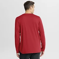 T-shirt à manches longues Fanatics Red Detroit Wings Authentic Pro Centennial Rink Tech pour homme