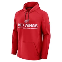 Men's Fanatics Red Detroit Wings Authentic Pro Rink Hoodie