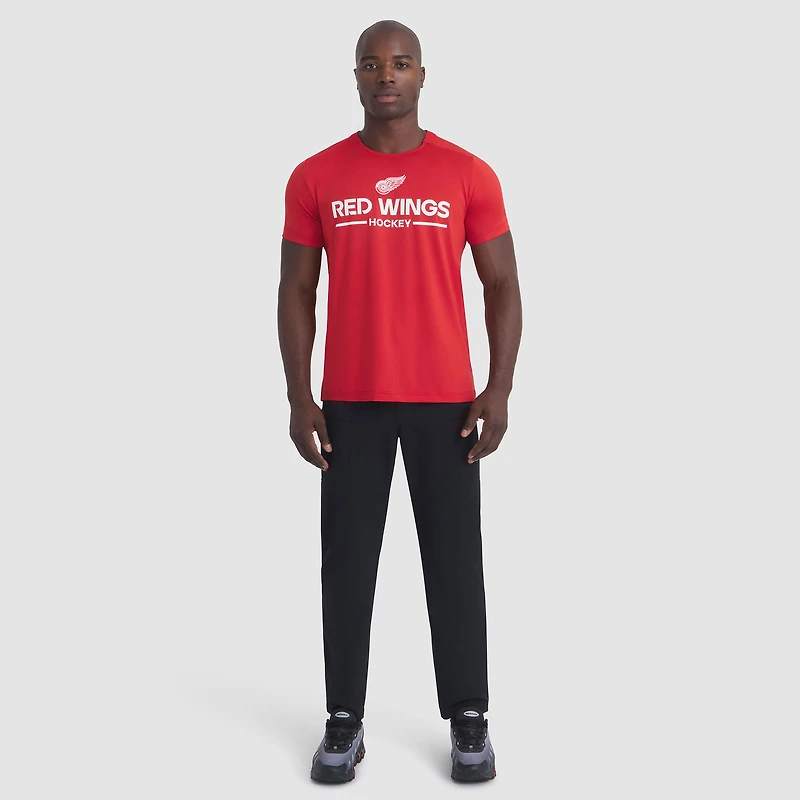 Men's Fanatics Red Detroit Wings Authentic Pro Rink Tech T-Shirt