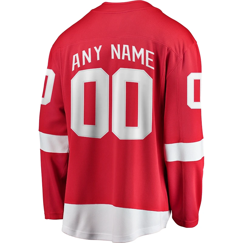 Men's Fanatics Red Detroit Wings Breakaway - Custom Jersey