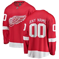Men's Fanatics Red Detroit Wings Breakaway - Custom Jersey