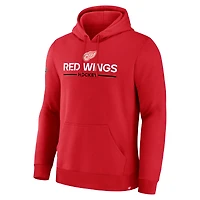 Sweat à capuche en polaire rouge Centennial des Red Wings de Detroit pour hommes Fanatics