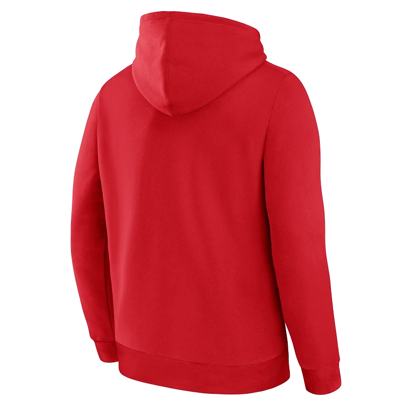 Men's Fanatics Red Detroit Wings Centennial Legacy Fleece Hoodie