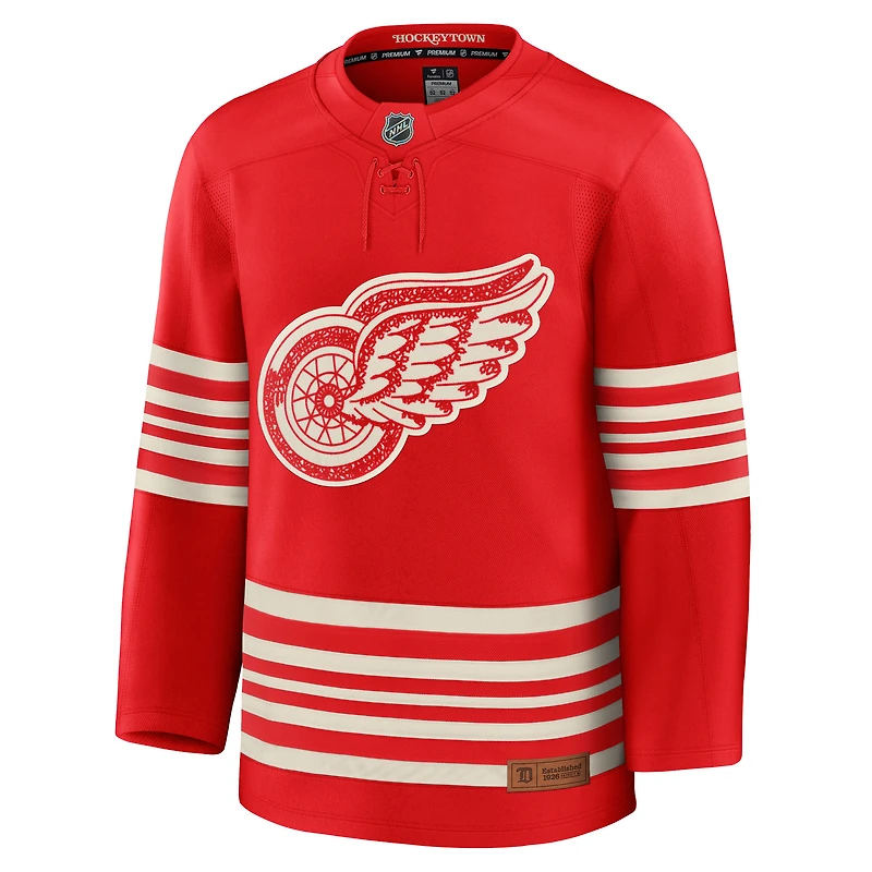 Maillot Premium Centennial des Red Wings de Detroit pour hommes Fanatics