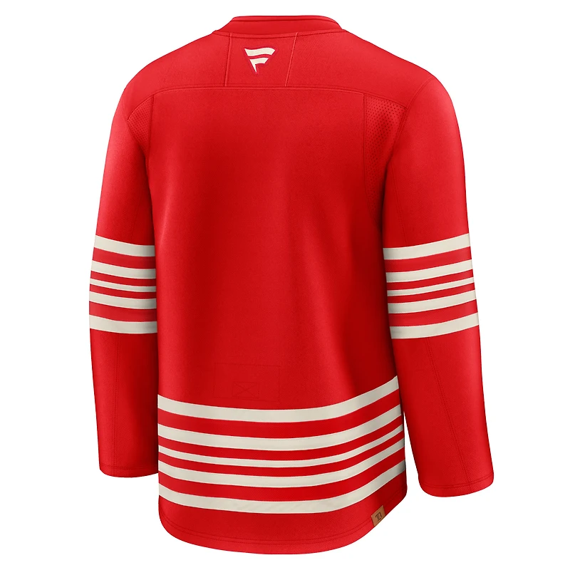 Men's Fanatics Red Detroit Wings Centennial Premium Jersey