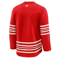 Men's Fanatics  Red Detroit Wings Centennial Premium Jersey