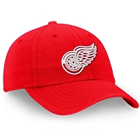 Men's Fanatics Red Detroit Red Wings Core Primary Logo Adjustable Hat