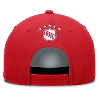 Casquette ajustable en corde A-Frame pour homme Fanatics Red Detroit Red Wings Decades Collection