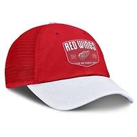 Casquette ajustable unique pour homme Fanatics Red Detroit Red Wings Fundamental Trucker
