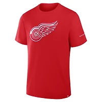 Men's Fanatics Red Detroit Wings Hat Trick Legacy T-Shirt