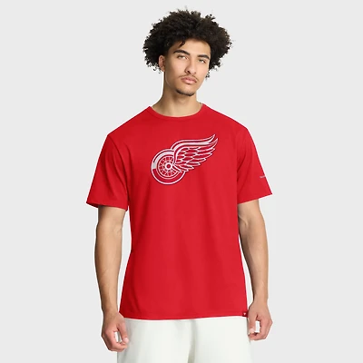 T-shirt Fanatics rouge Detroit Red Wings Hat Trick Legacy pour homme
