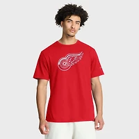 T-shirt Fanatics rouge Detroit Red Wings Hat Trick Legacy pour homme