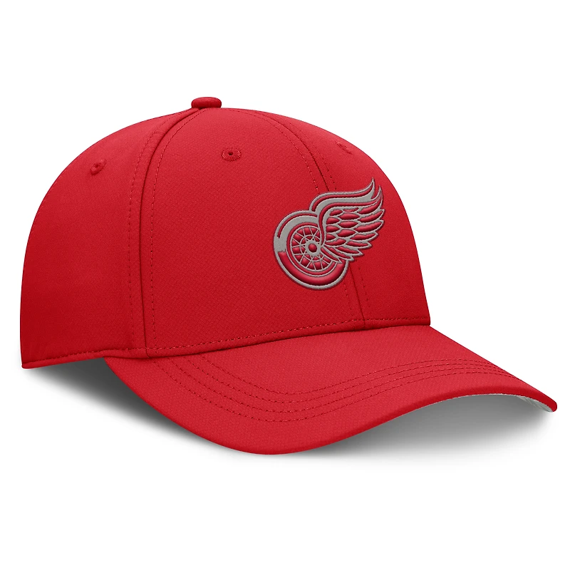 Casquette ajustable Fanatics Red Detroit Red Wings pour homme