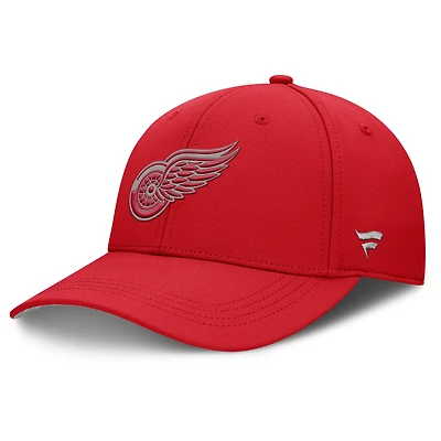 Casquette ajustable Fanatics Red Detroit Red Wings pour homme