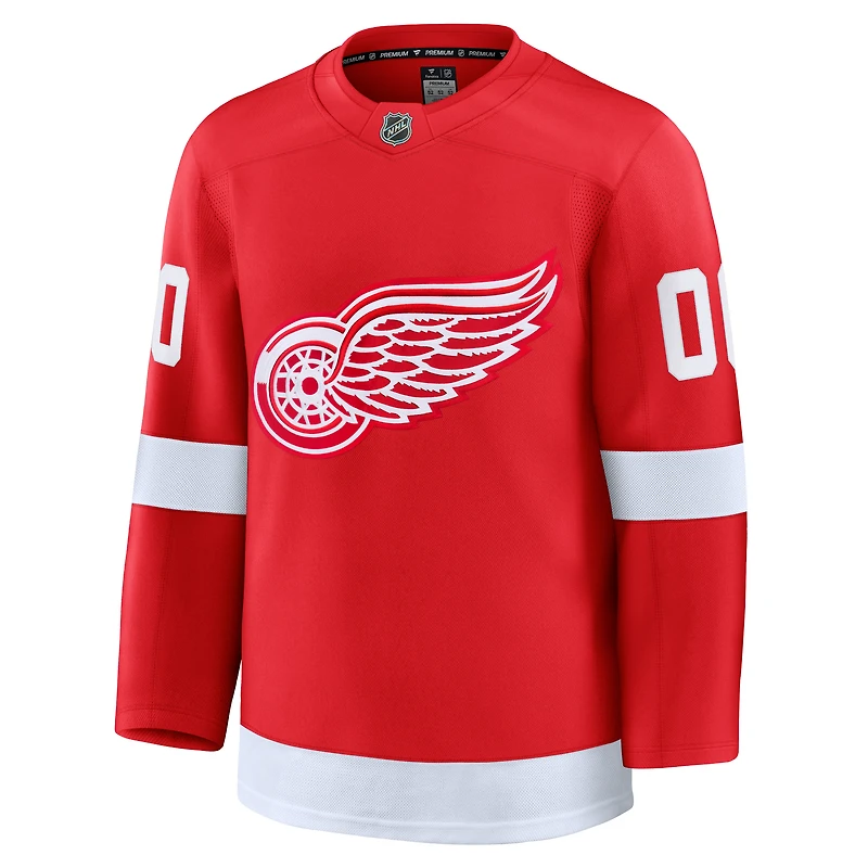 Maillot personnalisé haut de gamme pour homme Fanatics Red Detroit Wings Domicile