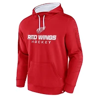 Sweat à capuche rouge Fanatics pour hommes Detroit Red Wings Make the Play