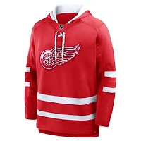 Sweat à capuche polaire Prime Time Red Detroit Wings Fanatics pour hommes