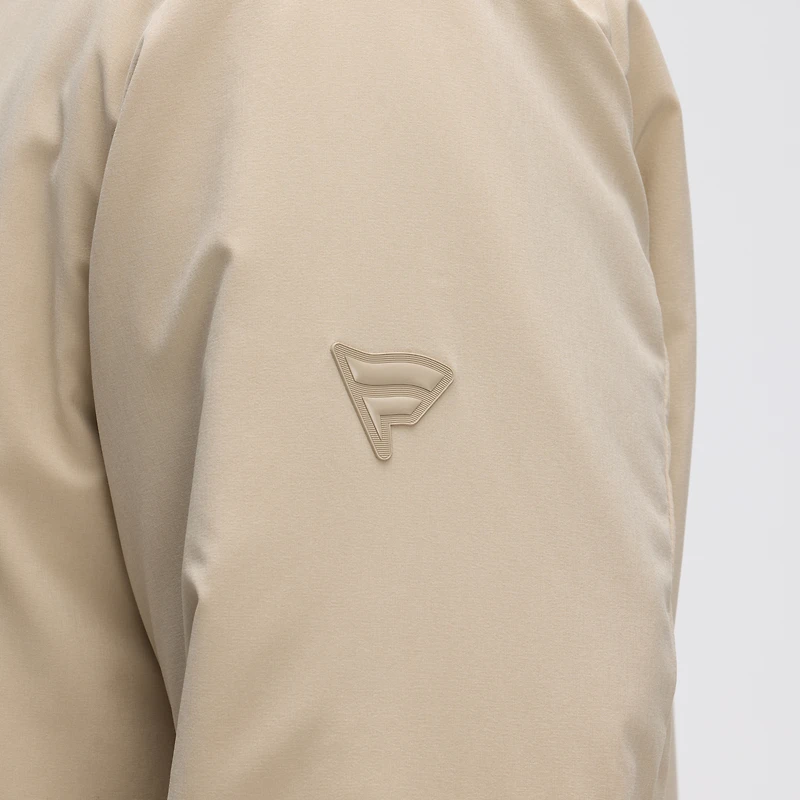 Blouson aviateur léger entièrement zippé Fanatics Tan Detroit Red Wings Authentic Pro Road pour homme