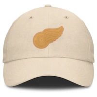 Casquette ajustable en toile pour homme Fanatics Tan Detroit Red Wings Front Office