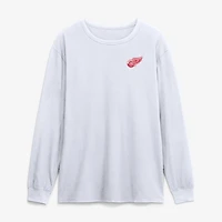 Men's Fanatics White Detroit Red Wings Game Long Sleeve T-Shirt
