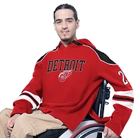 Men's G-III Sports by Carl Banks  Red Detroit Wings Adaptive Wear Lord Stanley Hooded Long Sleeve Sweatshirt