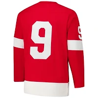 Maillot rouge Gordie Howe pour homme des Red Wings de Detroit 1960-61 Power Play