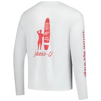 T-shirt à manches longues Adam des Red Wings de Detroit pour hommes Johnnie-O White