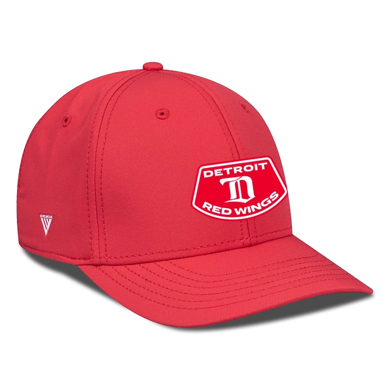 Men's Levelwear Red Detroit Wings Rise Skylight Flex Hat