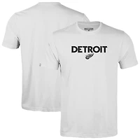 T-shirt Richmond City Capsule pour homme blanc Detroit Red Wings Levelwear