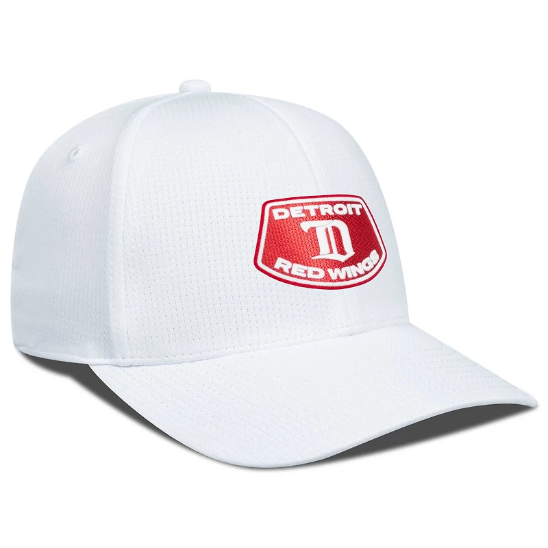 Men's Levelwear White Detroit Red Wings Skylight Zephyr Adjustable Hat