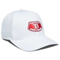 Men's Levelwear White Detroit Red Wings  Skylight Zephyr Adjustable Hat