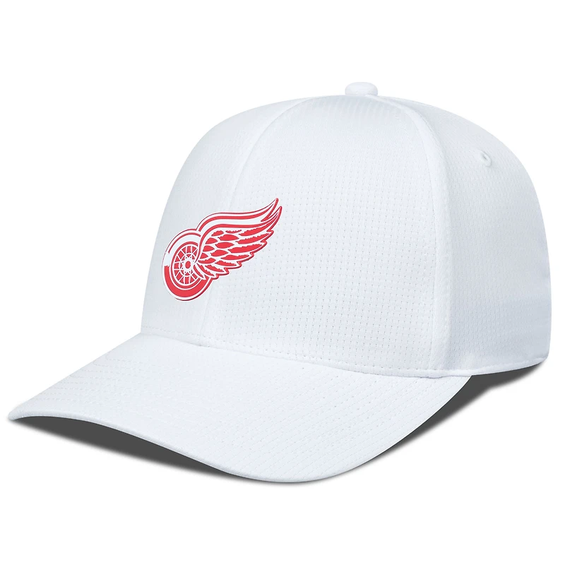Men's Levelwear White Detroit Red Wings Zephyr Insignia Core Structured Adjustable Hat